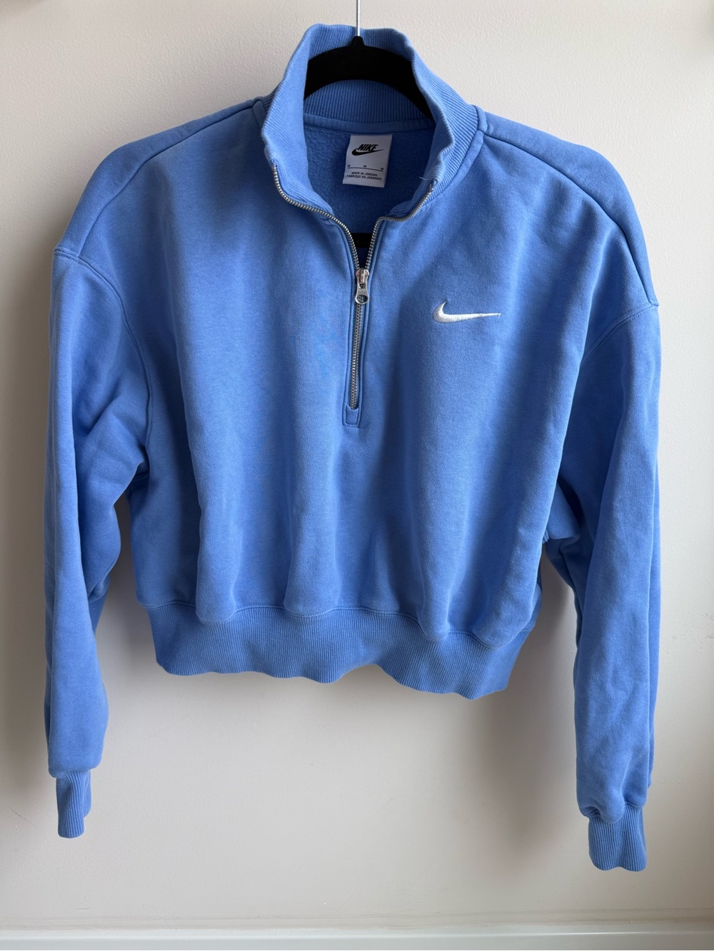 Nike Blue Half-Zip Sweatshirt